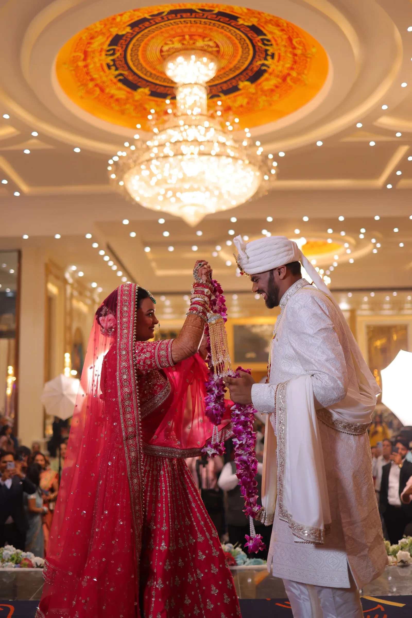 Bride and groom portrait